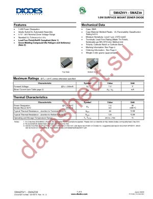 SMAZ9V1-13-F datasheet  